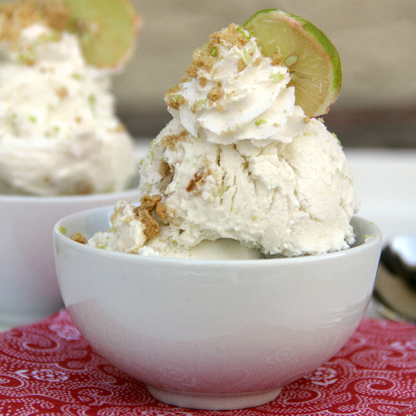 No-Churn Key Lime Pie Ice Cream