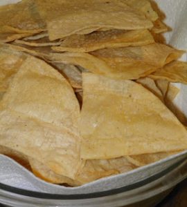 Baked Corn Chips - Around My Family Table