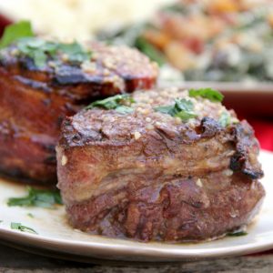 Learn how to make a steakhouse steak at home with this Filet Mignon Steak with Garlic Butter Sauce. You won't be disappointed!