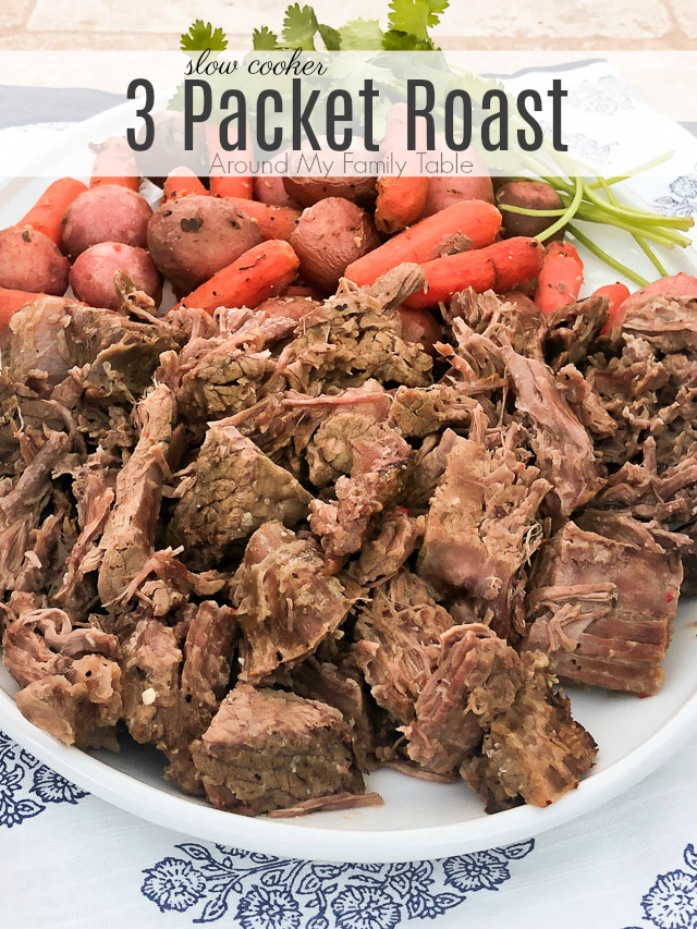 3 Packet Pot Roast Recipe - Around My Family Table