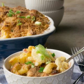 Ham and Macaroni Casserole - Around My Family Table