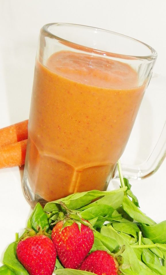 fruit and veggie smoothie