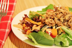 sweet slow cooker pork salad