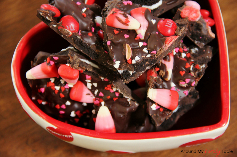 Valentine's Day Chocolate Bark - Together as Family