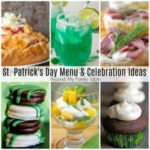 Dig out your green shirts and corned beef because St. Patrick's Day is right around the corner and I've gathered my favorite St. Patrick's Day Menu and Celebration Ideas.