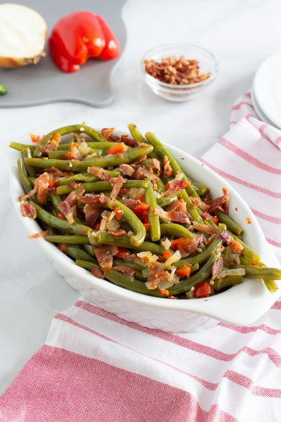 Spicy Sauteed Green Beans | Around My Family Table