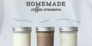 homemade coffee creamers