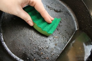 How To Properly Clean Your Cast Iron Skillet - Around My Family Table