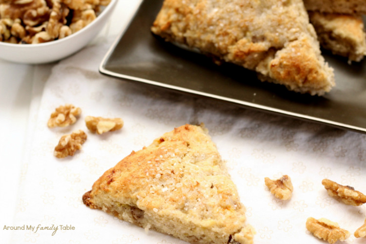 Banana Walnut Scones - Around My Family Table