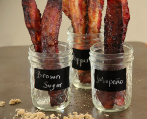 jars of gourmet bacon