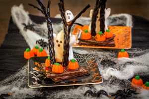 Spooky Halloween Candy Trees