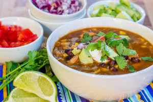 Slow Cooker Baja Chicken Soup