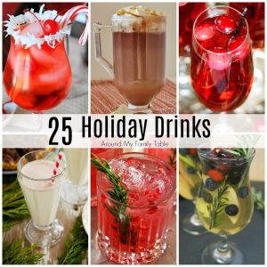 From slow cooker punch to Christmas morning mimosas, there are so many simple and delicious holiday drinks for everyone on your guest list. I hope you enjoy these delicious Holiday Drinks at your next party!