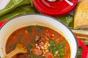 Healthy Bean and Sausage Soup