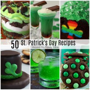 This collection of St. Patrick’s Day Recipes has 50 recipes to get you in the lucky Irish spirit! From appetizers to desserts...you'll find everything you need for a delicious and fun holiday!