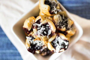 Blueberry Cottage Cheese Cookies