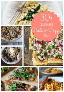 Tomato-Free Pizza & Pasta Ideas