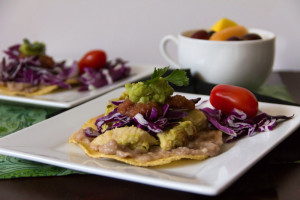 Chicken Avocado Verde Tostados