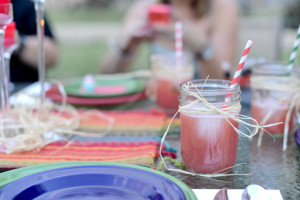 I want to serve this Watermelon Strawberry Aqua Fresca at my next party!!!!