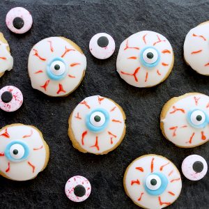 Halloween Eyeball Cookies - Around My Family Table