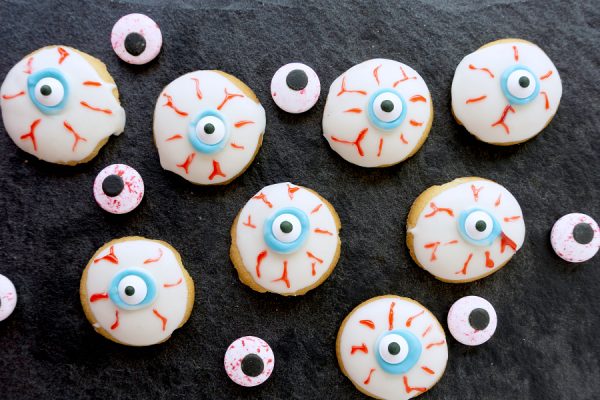 Halloween Eyeball Cookies - Around My Family Table