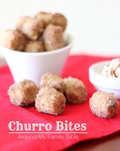 Churro Bites...taste just as good as the ones at Disneyland or Costco, but bite sized!