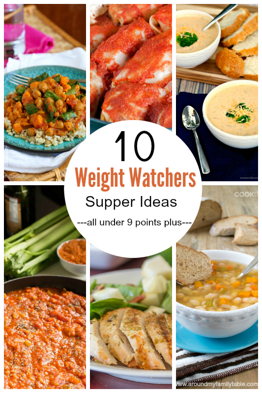 10 Weight Watchers Supper Ideas - Around My Family Table