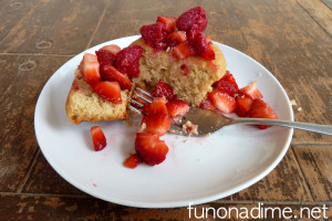 Honey Lemon Pound Cake Muffins with Fresh Fruit