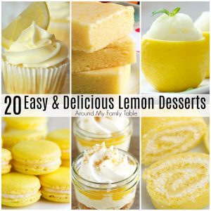 You know you want to try one of these 20 Easy and Delicious Lemon Desserts...they are totally worth the pucker!