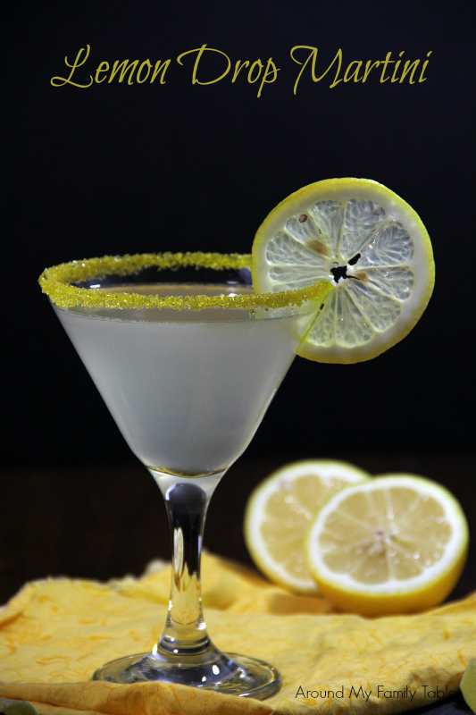 Lemon Drop Martini Recipe -only 3 minutes and 3 easy ingredients!