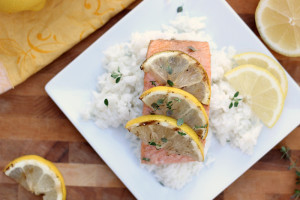 Grilled Lemon Thyme Salmon