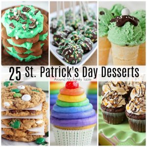 Have some fun with your favorite little leprechaun and whip up one (or a few) of these 25 St. Patrick’s Day Desserts that will have anyone saying, “Top ‘o the mornin’ to you!”