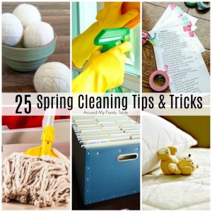 It’s time for spring cleaning and these 25 Spring Cleaning Tips & Tricks will help make this task a breeze!