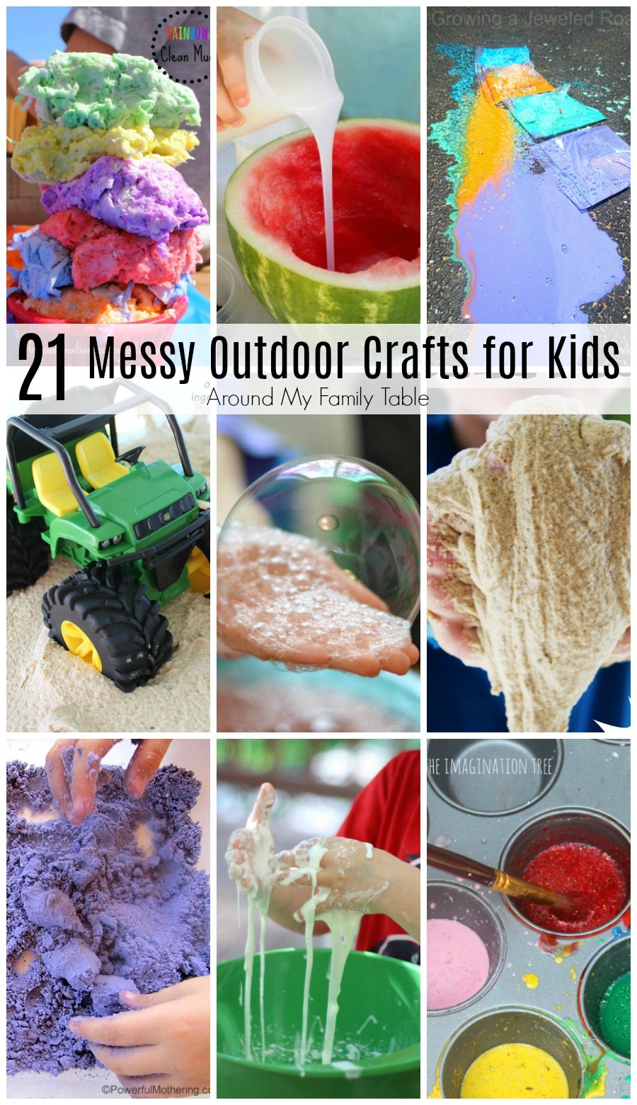 21 Messy Outdoor Crafts for - My Family Table