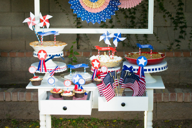 4th of July Party Decoration and Food Ideas - Around My Family Table