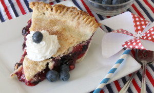 I've been making this Cherry Blueberry Pie for over 15 years and it is, by far, my favorite summer pie.  It's amazingly simple and the cherry blueberry combo is scrumptious!