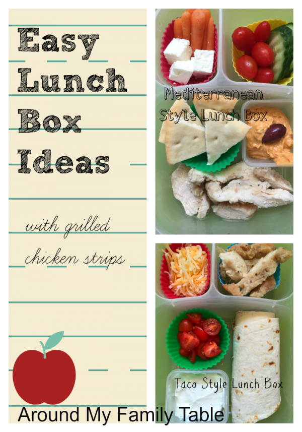 2 Easy Lunch Box Ideas - Around My Family Table