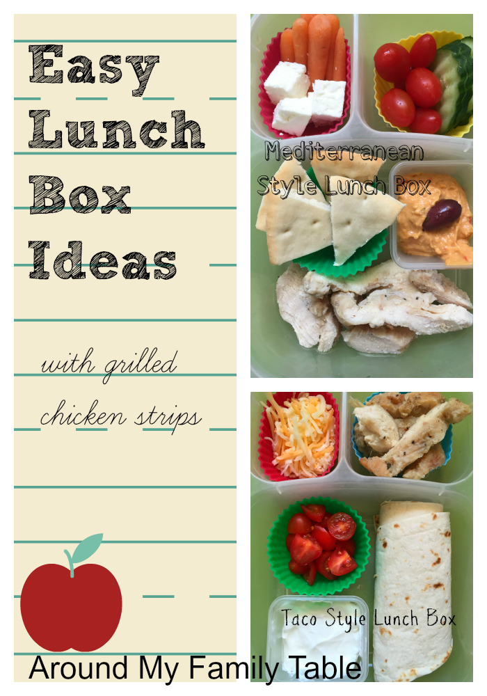 2 Easy Lunch Box Ideas - Around My Family Table