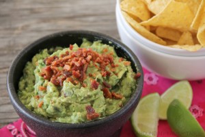 bowl of Bacon Guacamole