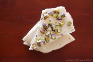 White Chocolate Pistachio Toffee Butter Crunch Candy