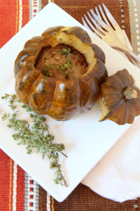 This Crockpot Potato Stuffed Squash is an easy side dish that is perfect for every day meals, but is nice enough for holiday supper too.