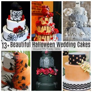 Planning an October wedding?  Check out these Beautiful Halloween Wedding Cakes to get some ideas. From fall ideas to creepy halloween ideas, they are all stunning!