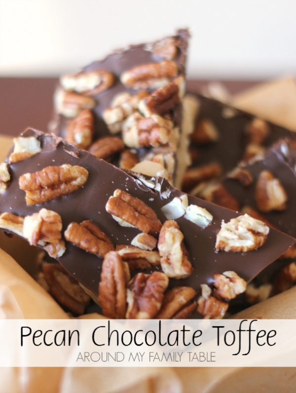 Pecan Chocolate Toffee - Around My Family Table