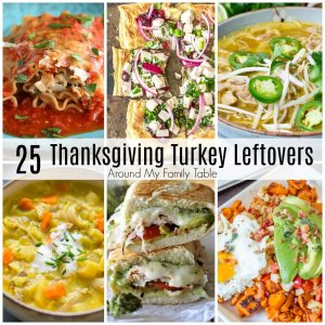 Don't you just love all the food for Thanksgiving? I make way too much so I compiled a list of over 25 of the best recipes for Thanksgiving Turkey Leftovers.