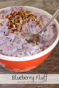 blueberry fluff (Ambrosia salad)