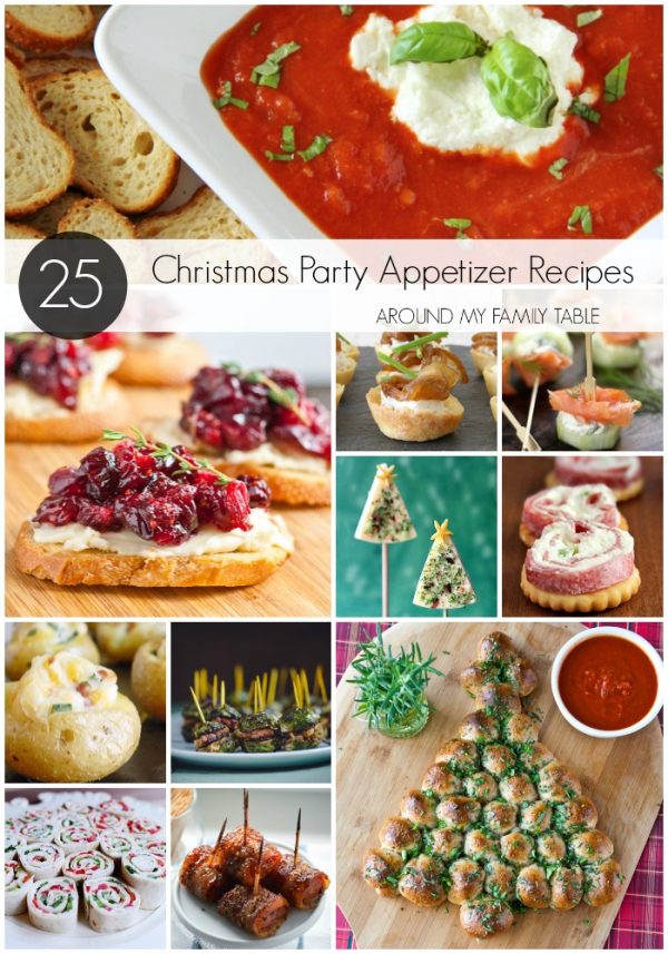 Christmas Party Appetizer Recipes - Around My Family Table