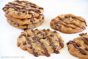 Peppermint Pattie Stuffed Chocolate Chip Cookies