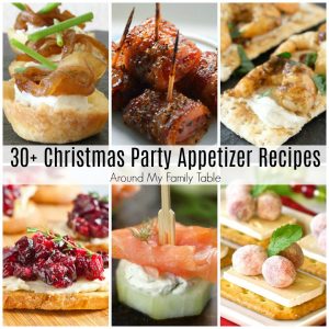 These Christmas party appetizer recipes are perfect to serve at your holiday party! The recipes are easy to prepare so you can enjoy more time with your guests. From Christmas party finger foods to Christmas themed appetizer ideas these are the best holiday party recipes.