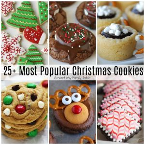 The most popular Christmas Cookie Recipes for your holiday baking needs! These all are perfect additions to any holiday party or dessert tray.