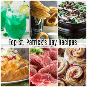 collage of the best st patrick's day recipes